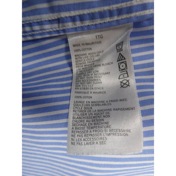 Nautica Striped Long Sleeve Dress Shirt Men's Size XXL - Picture 6 of 7